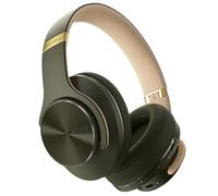DOQAUS Casque Bluetooth supra-auriculaire, 90 heures de lecture, casque sans fil BT5.3 avec micro, 3 modes EQ, casque pliable avec son de basses stéréo HiFi, cache-oreilles à mémoire de forme doux,