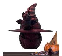 Doqeou Chapeau de Sorcière Objet de Collection Effrayant en Impression 3D | Figurine Sorcière pour Maison Pour Chevet Chambre Salle de ppartement Propriétaires