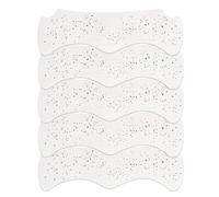 Doqeou Strass Visage - 5 Pièces Autocollants Visage Points Faux Imperméables - Patch Maquillage pour Fête Masquerade Événement Festival Concert Noël | Événements Mascarade Concert Festivals Fêtes