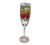 dor Verre à paillettes or 60 ans - Idée cadeau pour fête 60 ans