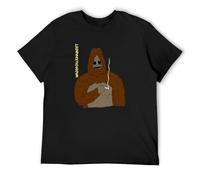 DORA A AREAM Sassy The Sasquatch Big LEZ Show Un Whatcha Talk Funny Cotton T Shirt Black M