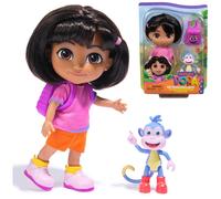 Dora, Best Friends Dora & Boots Set, 15.2-cm Doll with Clothes, Backpack and Boo