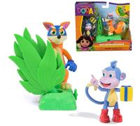 DORA - Coffret Cadeau Aventure Surprise pour Chipeur - Figurine À Collectionner - 2 Figurines & 2 Accessoires - Dessin Animé Jouet Maison De Poupée - Jouet Enfant 3 Ans Et +