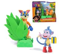 DORA - Coffret Cadeau Aventure Surprise pour Chipeur - Figurine À Collectionner - 2 Figurines & 2 Accessoires - Dessin Animé Jouet Maison De Poupée - Jouet Enfant 3 Ans Et +