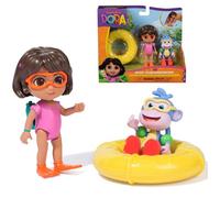 Dora, Coffret d'aventure Expédition aquatique, avec figurines Dora et Babouche et accessoires, jouets pour filles et garçons, à partir de 3 ans