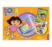 Coffret Jeu Pc Dora L'exploratrice + Pot Multi-Fonction Feutres Carte