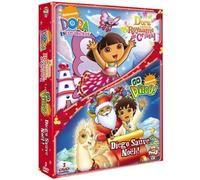 Dora l'exploratrice - Dora sauve le Royaume de Cristal + Go Diego! - Vol. 6 : Diego sauve Noël ! [Pack]