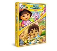 Dora l'exploratrice - Joyeux anniversaire Dora ! + Go Diego! - Vol. 3 : Mission safari ! [Pack]