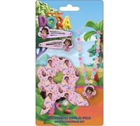 Dora l'exploratrice Kit de beauté pour enfant avec pinces, scrunchie et collier
