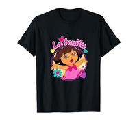 Dora l'exploratrice La Bonita Cœurs Fleurs T-Shirt