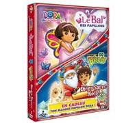 Dora l'exploratrice : Le bal des papillons - Go Diego : Diego sauve Noël Coffret 2 DVD E