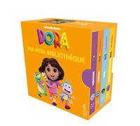 Dora - Ma mini bibliothèque Mini bibliothèque 4 livres tout-carton - Nickelodeon - Hachette Jeunesse - Coffret - Album jeunesse