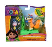 DORA - Coffret Cadeau Aventure Surprise pour Chipeur - Figurine À Collectionner - 2 Figurines & 2 Accessoires - Dessin Animé Jouet Maison De Poupée - Jouet Enfant 3 Ans Et +