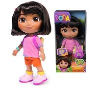 Dora - Poupée Chante Et Explore - Figurine Interactive 30 Cm - 1 Figurine 7 Accessoires 2 Chansons & 10 Sons - Bilingue Français Anglais - Dessin Animé Jouet Maison De Poupée - Jouet Enfant 3 Ans Et +