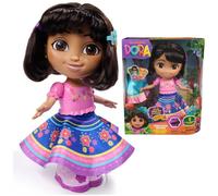 Dora - Poupée Danse Avec Moi - Figurine Interactive De 30 Cm - 1 Figurine, 5 Accessoires & 6 Chansons - Bilingue Français Anglais - Dessin Animé Jouet Maison De Poupée - Jouet Enfant 3 Ans Et +