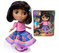 Dora - Poupée Danse avec Moi - Figurine Interactive De 30 Cm - 1 Figurine, 5 Accessoires & 6 Chansons - Bilingue Français Anglais - Dessin Animé Jouet Maison De Poupée - Jouet Enfant 3 Ans Et +