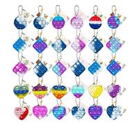Dora Sicom Jouets anti-stress Enfants 30 pcs Cube Anti-Stress et Objet Antistress pour Déstresser: Jouet Fidget Fidget Toy Fidget Pad Controller Réducteur de Stress Agité 30 Cartons d’invitation