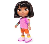 Dora Sing mit Mir Poupée de 35 cm de la série télévisée Populaire avec 2 chansons et Plus de 25 Phrases et Sons Allemand/Anglais et Italien/Anglais pour Enfants à partir de 3 Ans