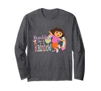 Dora The Explorer Beautiful Like A Rainbow Manche Longue