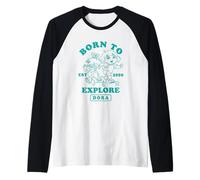Dora The Explorer Born to Explore Since 2000 Manche Raglan
