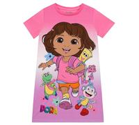 Dora The Explorer Chemises De Nuit Fille, Pyjama Fille Manche Courte, Vêtements De Nuit Ete, Rose 3-4 Ans