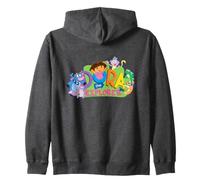 Dora The Explorer Classic Logo with Boots and Swiper Sweat à Capuche