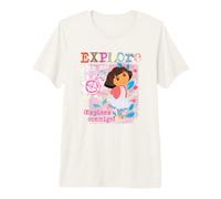 Dora The Explorer Explore with Me! Textured Design T-Shirt Haut de Gamme