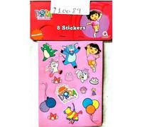 Dora The Explorer - Figurines - Pack de 8 autocollants SG34842 (Taille unique) (Coloré)