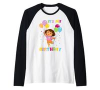 Dora The Explorer It's My Birthday Balloons Manche Raglan