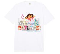 Dora The Explorer Let's Explore! Textured Design Comfort Colors Adult Heavyweight T-Shirt