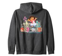 Dora The Explorer Let's Explore! Textured Design Sweat à Capuche