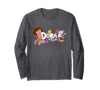 Dora The Explorer with Boots and Butterflies Manche Longue