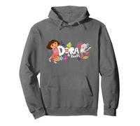 Dora The Explorer with Boots and Butterflies Sweat à Capuche