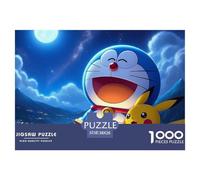 Doraemon 1000 Pièces Puzzle Difficile Et Stimulant sur Jeu Éducatif De Décoration Familiale Art ImpossibleStimulant 38x26cm/1000pcs