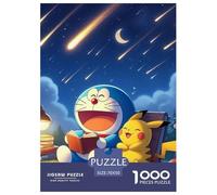 Doraemon 1000 Pièces Puzzle Difficile Et Stimulant sur Jeu Éducatif De Décoration Familiale Art Un Jouet De Jeu 70x50cm/1000pcs