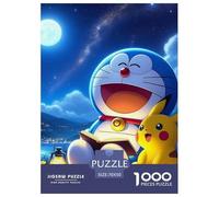 Doraemon 1000 Pièces Puzzle Difficile Et Stimulant sur Jeu Éducatif Jouets Impossible Jeu pour Toute La Famille 70x50cm/1000pcs