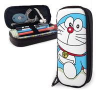 Doraemon Trousse À Crayons En Cuir Pour Papeterie Ou Bureau