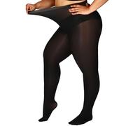 DORALLURE Collant Femme Grande Taille Semi-Opaque Microfibre 60 DEN Curvy