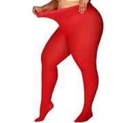 DORALLURE Collant Femme Grande Taille Semi-Opaque Microfibre 60 DEN Curvy