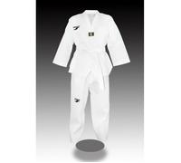 Dorawon, Dobok Taekwondo Brodé Club Taille 180 Cm, Col Blanc Blanc
