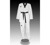 Dorawon, Dobok Taekwondo brodé Premium, col Noir