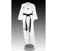Dorawon, Dobok Taekwondo Brodé Rice, Col Blanc, Taille 150 Cm Blanc