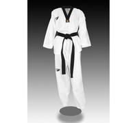 Dorawon, Dobok Taekwondo brodé Rice, col Noir
