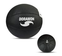 Dorawon, Medecine Ball En Cuir Synthetique Black 5 Kg , Noir, Taille Noir