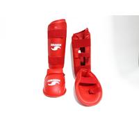 Dorawon, Protège Tibias Et Pieds Pour Karaté Tokyo, Rouge, Taille L Rouge