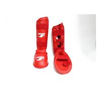 Dorawon, Protège Tibias Et Pieds Pour Karaté Tokyo, Rouge, Taille Xl Rouge