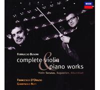 D'ORAZIO FRANCESCO (violino) - Complete Violins & Piano Works (Integrale per Violino E Pianoforte) [Import]