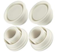 Dorccsi Accessoires de Piscine creusée, 4 pièces, butoirs en Caoutchouc pour échelle de Piscine, Bouchons intérieurs, Accessoires pour creusée, adaptés aux marches Standard 1, 5", Tapis prot