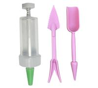 Dorccsi Ensemble de 3 Outils de semis graines, Distributeur graines Portable Multifonctionnel pour Petites, avec 2 pelles, Distributeur pour Petites