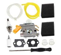 Dorccsi Kit de carburateur pour Tondeuse Compatible avec Rbc30set Rlt30cet JCB Bc26 LT26 HT26 12 pièces carburateur Compatible avec Le Remplacement du rbc30set
